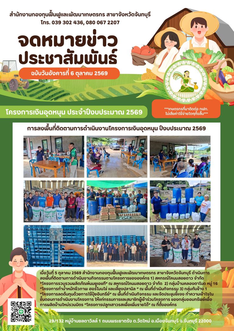 สีเขียว และ สีขาว โมเดิร์น ทางการ ประชาสัมพันธ์ เกษตรกร จดหมายข่าว (6)